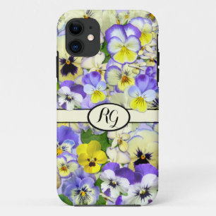 Funda Para iPhone 11 Pastel Pansies