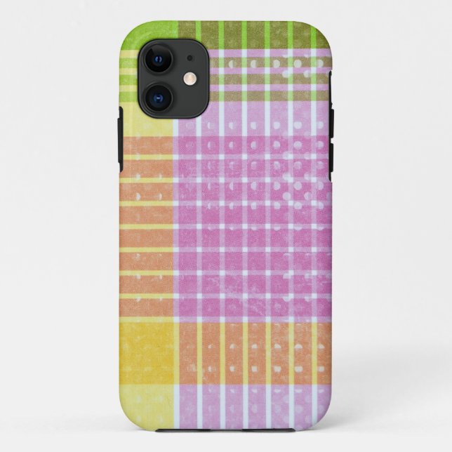 Funda De Case-Mate Para iPhone Pastel Plaid (Reverso)