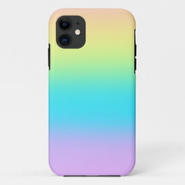 Funda Para iPhone 11 Pastel Rainbow Gradient