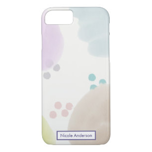 Funda Para iPhone 8/7 Pastel Resumen Brotes de pincel