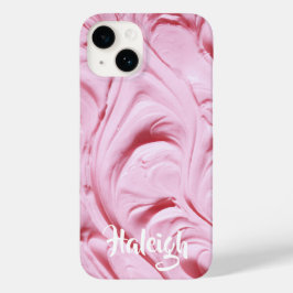 Funda Para iPhone 14 De Case-Mate Pastel rosa Frotado Personalizado