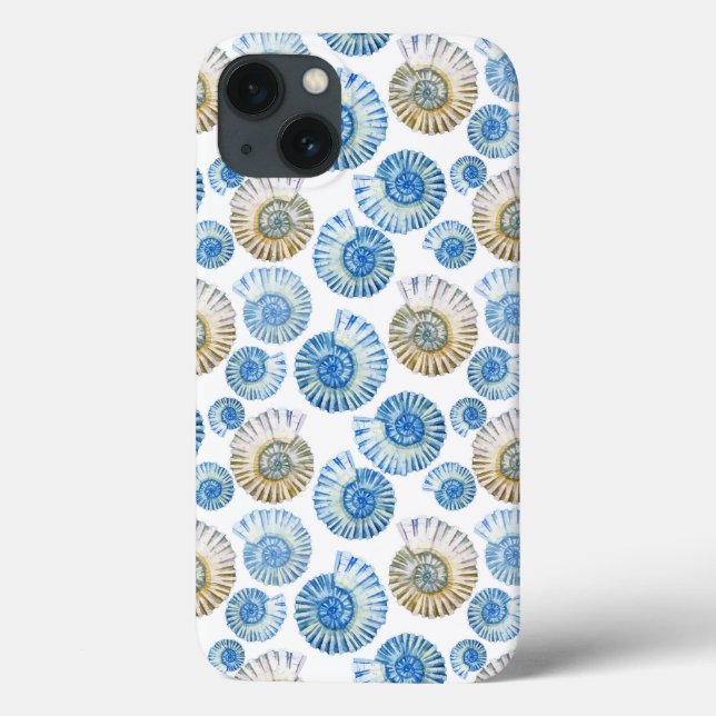 Funda De Case-Mate Para iPhone Pastel Seashell Pattern 2 (Reverso)