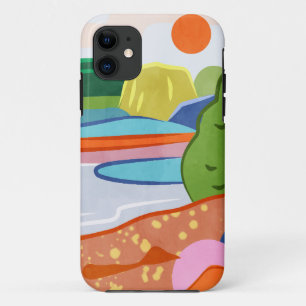 Funda Para iPhone 11 Pastel Sunset sobre el valle