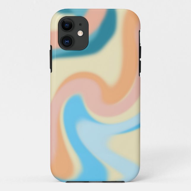 Funda De Case-Mate Para iPhone Pastel Swirls (Reverso)