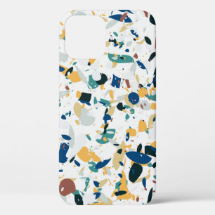 Funda Para iPhone 12 Pastel Terrazzo: Patrón Resumen Moderno.