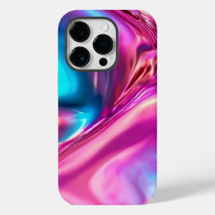 Funda Para iPhone 14 Pro De Case-Mate Pastel Turquesa Rosa Resumen Fondo Moderno