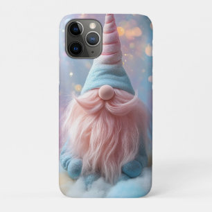 Funda Para iPhone 11 Pro Pastel Unicornio Gnome / Gonk con barba rosa fluor
