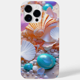 FUNDA PARA iPhone 14 PRO MAX DE Case-Mate PASTEL VEMER SEASHELLS EN LA PLAYA