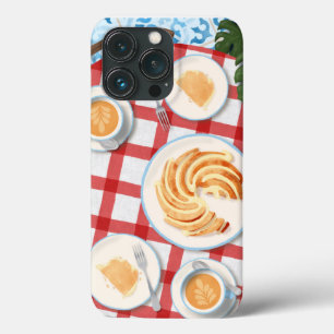 Funda Para iPhone 13 Pro Pastel y café para dos