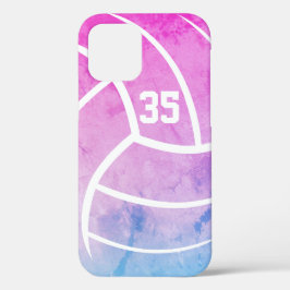 Funda Para iPhone 13 pasteles de voleibol mínimo