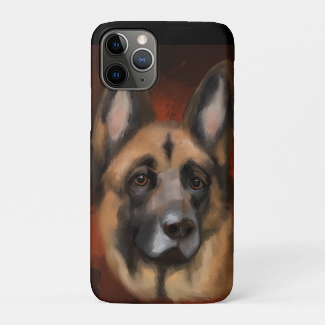 FUNDA DE Case-Mate PARA iPhone PASTOR ALEMÁN    (Reverso)