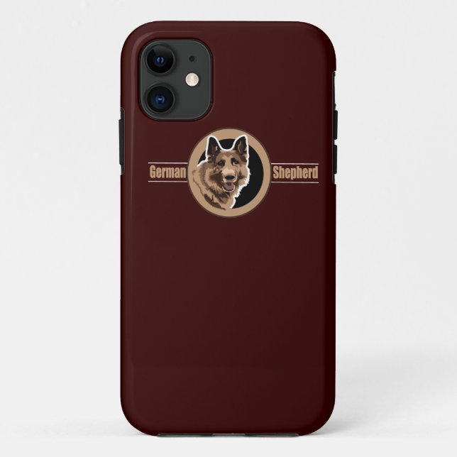 Funda De Case-Mate Para iPhone Pastor Alemán (Reverso)
