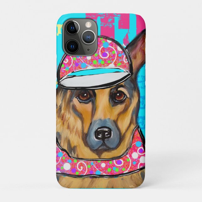 Funda De Case-Mate Para iPhone Pastor alemán (Reverso)
