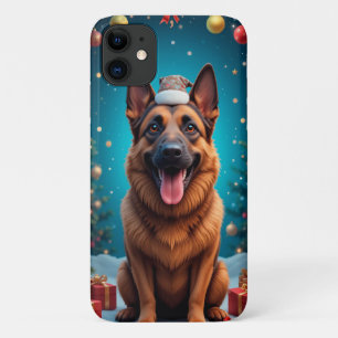 Funda Para iPhone 11 Pastor alemán, sentado