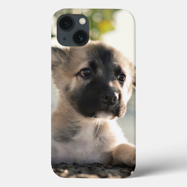 Funda De Case-Mate Para iPhone Pastor alemán sobre borde (Reverso)