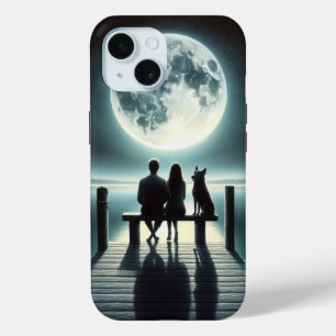 Funda Para iPhone 15 Pastor alemán y pareja en un polo