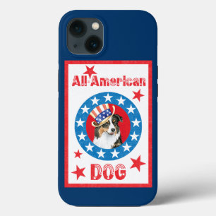 Funda Para iPhone 13 Pastor Australiano Patriótico