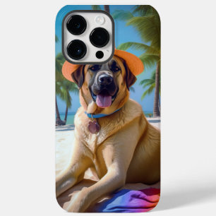 Funda Para iPhone 14 Pro Max De Case-Mate Pastor de Anatolia en la playa, regalo de verano p