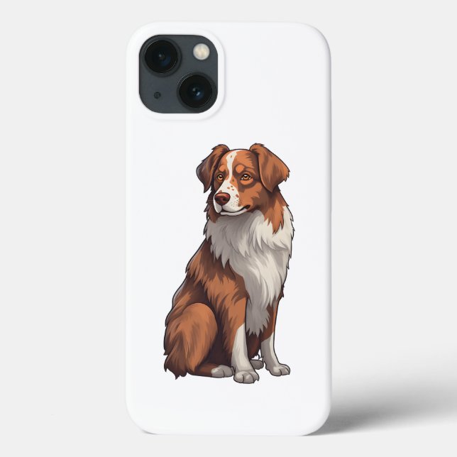 Funda De Case-Mate Para iPhone Pastor Rojo (Reverso)