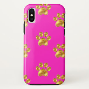 Funda Para iPhone X Patas doradas lindas