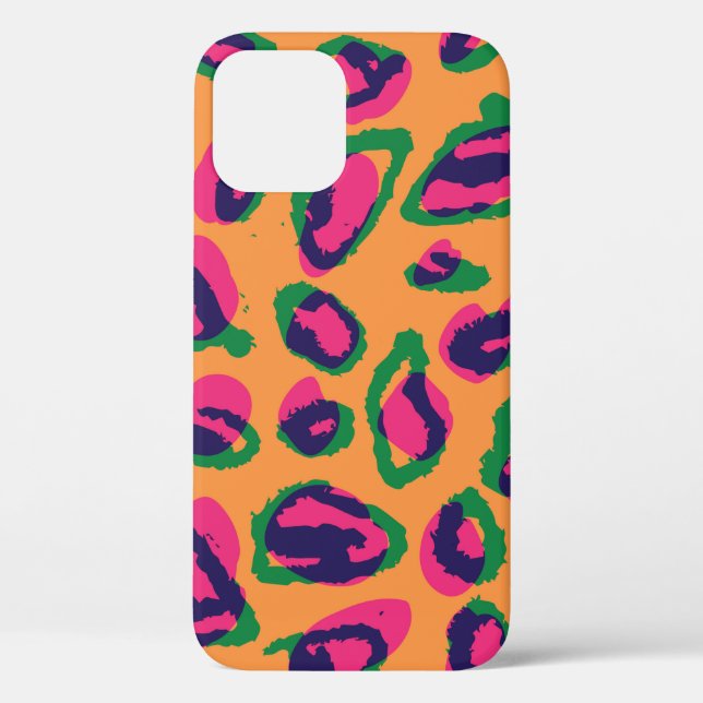 Funda De Case-Mate Para iPhone Patata de ilustracion de leopardo acuático (Reverso )