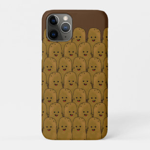 Funda Para iPhone 11 Pro Patatas Marrones Divertidas Felices En Un Grupo