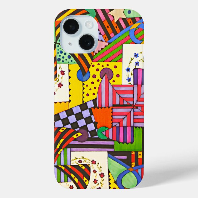 Funda De Case-Mate Para iPhone Patchwork (Reverso )