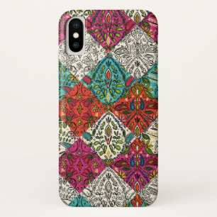 Funda Para iPhone X patchwork de aziza