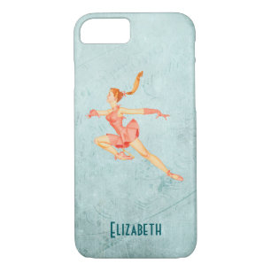 title_seo2 Patinador De Figura Retro En Un Conjunto Rosa Pers