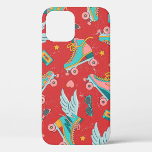 Funda Para iPhone 12 Patines con colores brillantes con y sin w