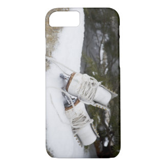 Funda Para iPhone 8/7 Patines de hielo, figura patines en nieve