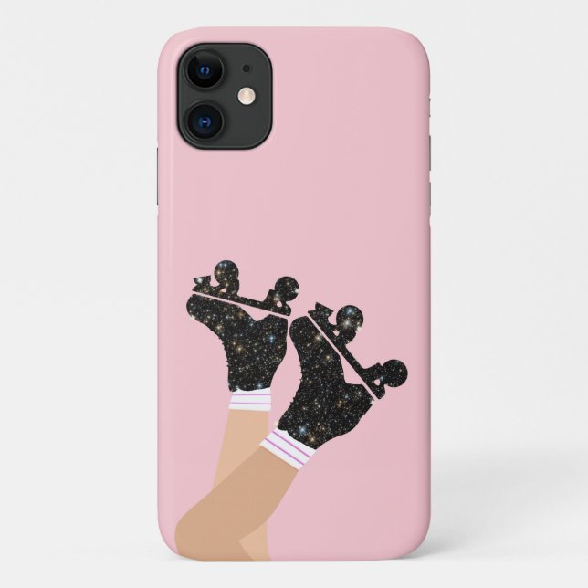 Funda De Case-Mate Para iPhone Patines Universales de Guay Derby Skater Pink (Reverso)