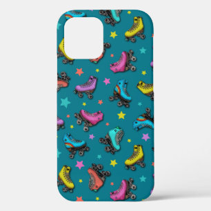 Funda Para iPhone 12 Patines y Estrellas Retro