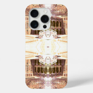 Funda Para iPhone 15 Pro Patio del palacio del Principado de Mónaco vintage