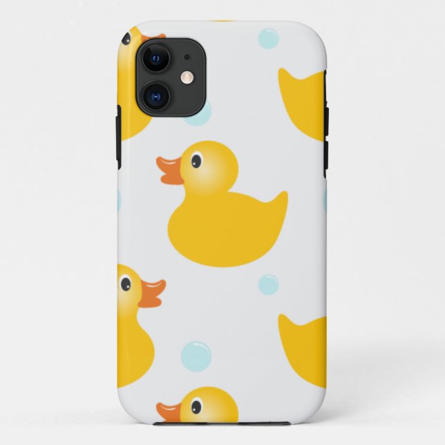 Funda De Case-Mate Para iPhone pato de pato de goma (Reverso)