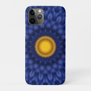 Funda Para iPhone 11 Pro Pato en azul con caleidoscopio amarillo