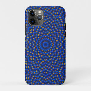 Funda Para iPhone 11 Pro Pato en caleidoscopio azul...