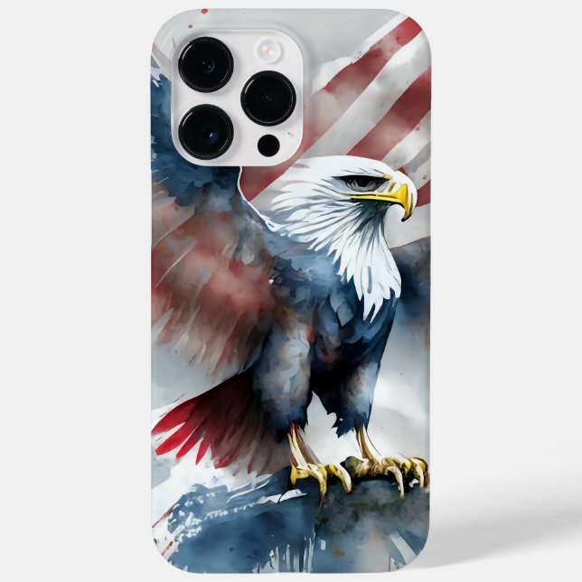 FUNDA DE Case-Mate PARA iPhone PATRIOTA AMERICANA BALD EAGLE BIRD (Reverso)