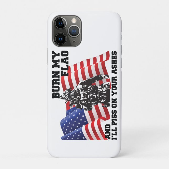 Funda De Case-Mate Para iPhone Patriota americano (Reverso)