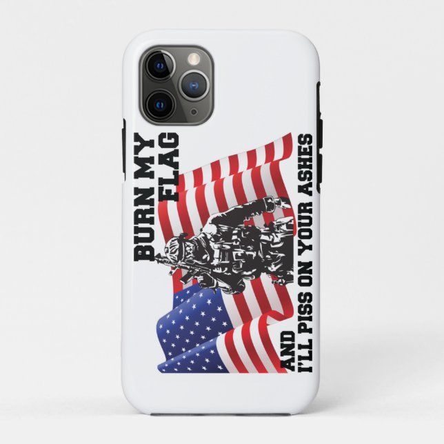 Funda De Case-Mate Para iPhone Patriota Americano (Reverso)