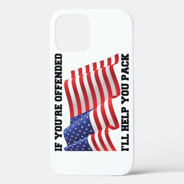 Funda De Case-Mate Para iPhone patriota americano (Reverso )