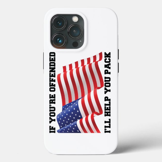 Funda De Case-Mate Para iPhone Patriota estadounidense (Reverso )
