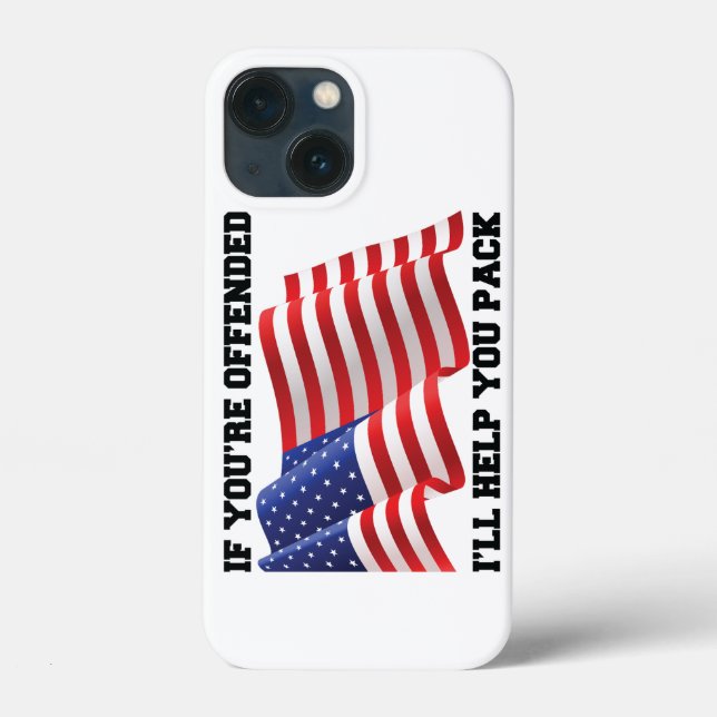Funda De Case-Mate Para iPhone Patriota estadounidense (Reverso )
