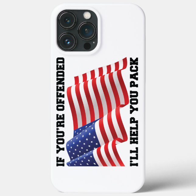 Funda De Case-Mate Para iPhone Patriota estadounidense (Reverso )