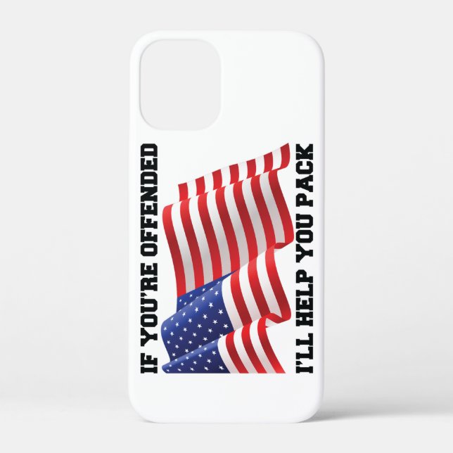 Funda De Case-Mate Para iPhone Patriota estadounidense (Reverso )