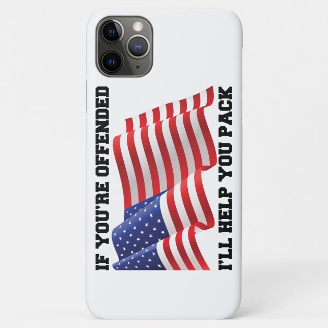 Funda De Case-Mate Para iPhone Patriota estadounidense (Reverso)