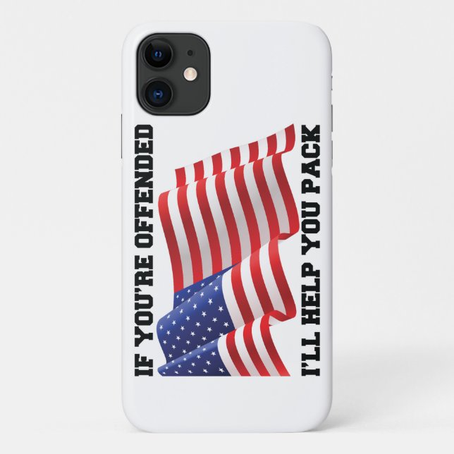 Funda De Case-Mate Para iPhone Patriota estadounidense (Reverso)