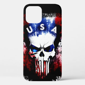 Funda Para iPhone 12 Patriotic Punisher (Estados Unidos de América)