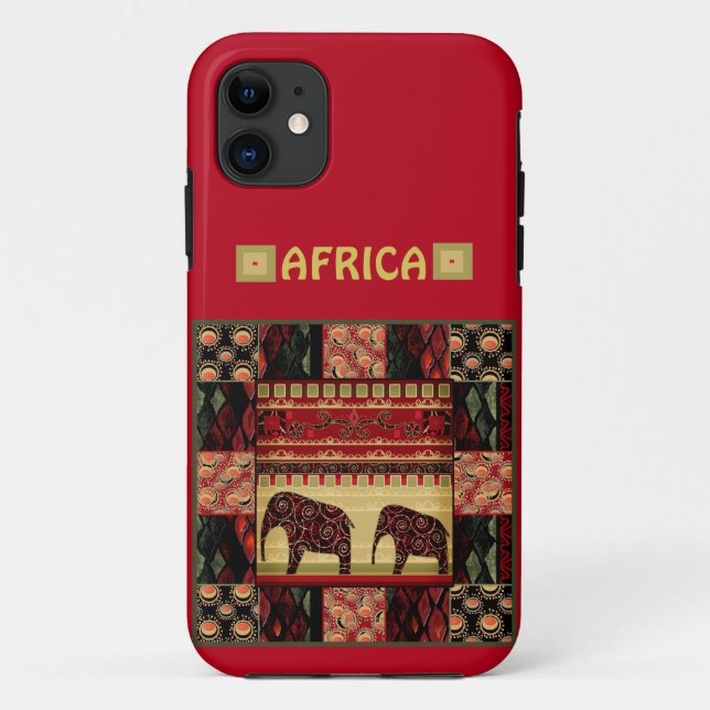 Funda De Case-Mate Para iPhone Patrocinio africano (Reverso)