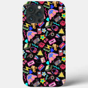 Funda Para iPhone 13 Pro Max Patrón 01.w de la época 80
